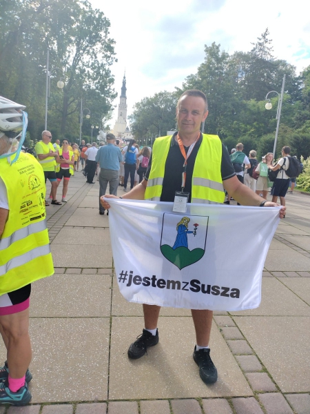 XV Pielgrzymka rowerowa na Jasną Górę z udziałem mieszkańców Gminy Susz